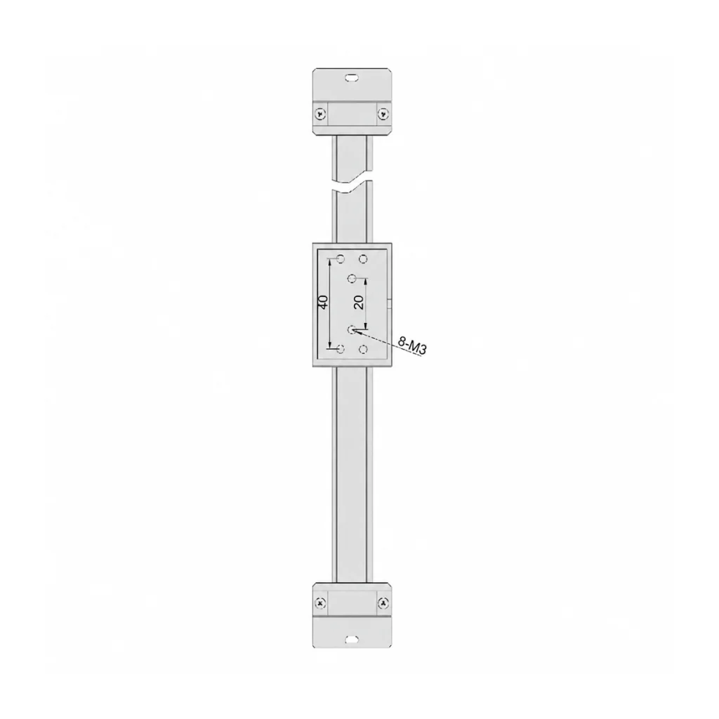 Escala digital vertical Serie 997, 100 a 1000 mm, ACCUD - 3