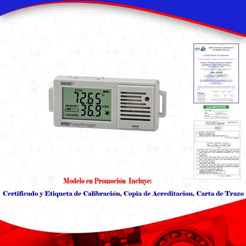 Registrador de Temperatura y Humedad para Farmacia ONHUX100-003