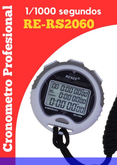 Instrumentos de Medición Industrial accud por suministros en Metrología Cronómetro digital profesional RE-RS2060